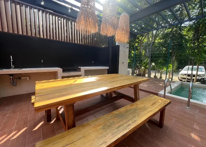 Villa De Lujo 5 Rec, Aldea Zama, Casa 15 Personas, Playa Tulum, Mexico