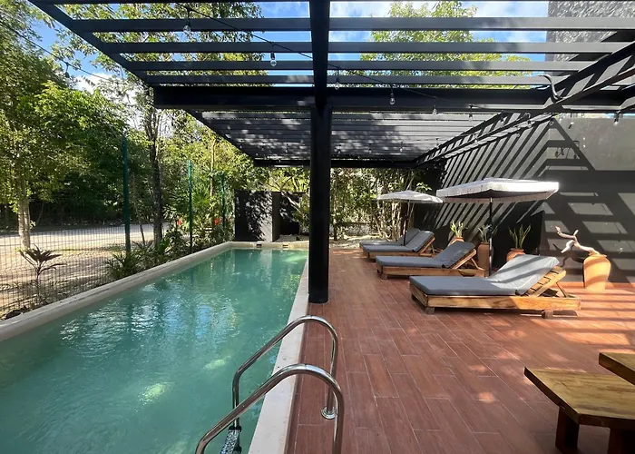 Villa De Lujo 5 Rec, Aldea Zama, Casa 15 Personas, Playa Tulum, Mexico